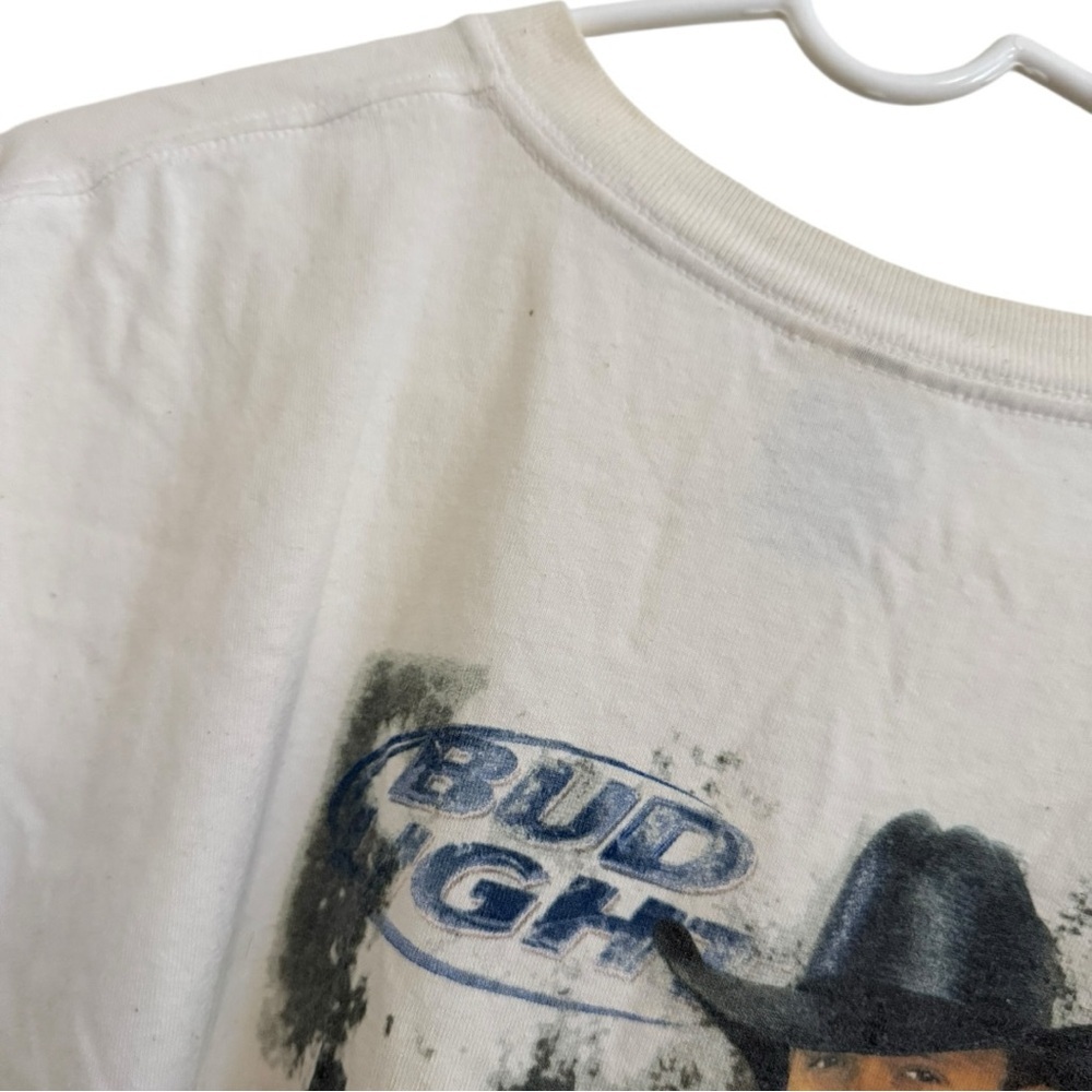Bud Light Tim McGraw 2002 Graphic TShirt XXL 2XL Vintage Country Concert Tee Y2K - Picture 8 of 8